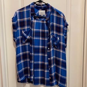 Rails button up plaid shirt size M